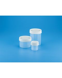 Qorpak 16oz Natural Clarified Pp Straight Sided Jar With 120mm White Pp Closure